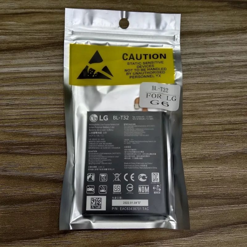 Baterai LG G6 / G6+ BL-T32 Original