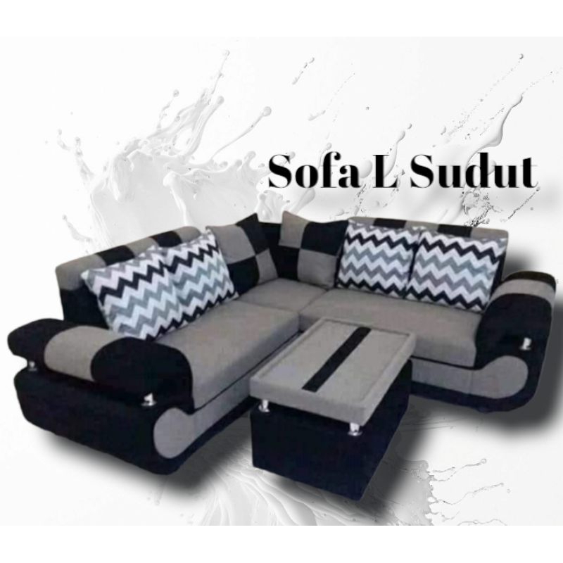 sofa L sudut sofa sudut
