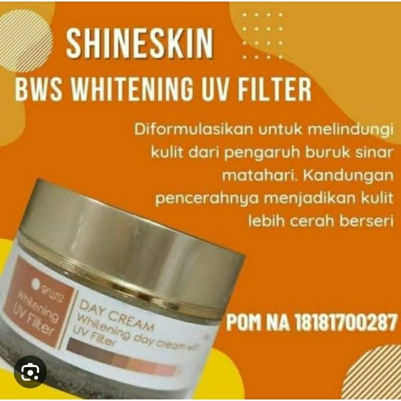Day Cream Whitening UV Filter BWS