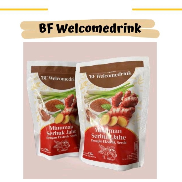 

BF Welcomedrink, minuman ekstrak jahe