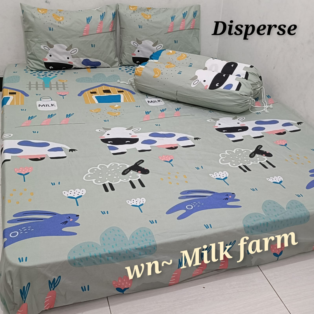 SEPRRI/SPREI MOTIF DAUN DAN ABSTRAK   UK.160/180