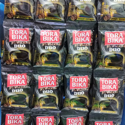 

Tora duo kopi + gula isi 10 saset