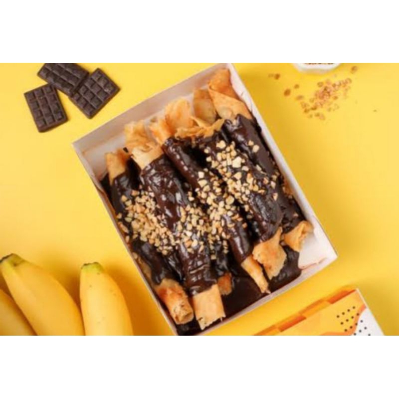 

KEJU AROMA (CHEESE & BANANA ROLL ) ISI 12pcs