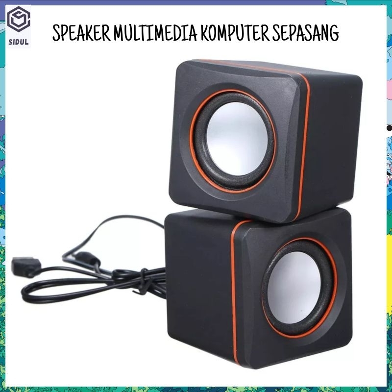 SPEAKER SALON MULTIMEDIA USB UNTUK KOMPUTER LAPTOP HP / SPEAKER AKTIF