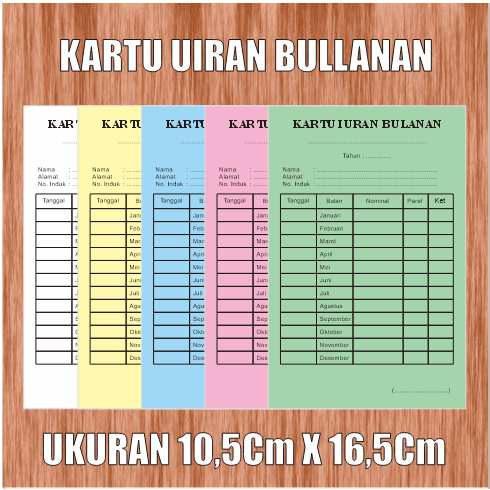 

Kartu iuran bulanan