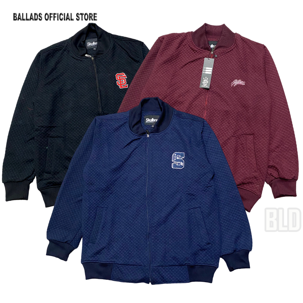 Comfy Jacket Pria / Jaket Comfy Bomber Pria Wanita Premium Tebal Terbaru Skullend