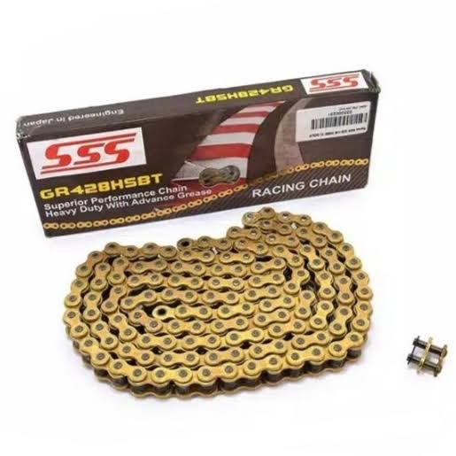 Rantai SSS Gold HSBT Oring 428 140L