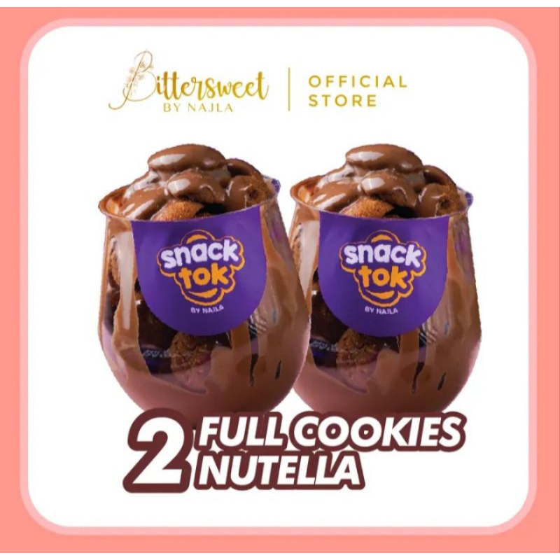 

Bundle 2pcs Snacktok Full Cookies Nutella {Ready}