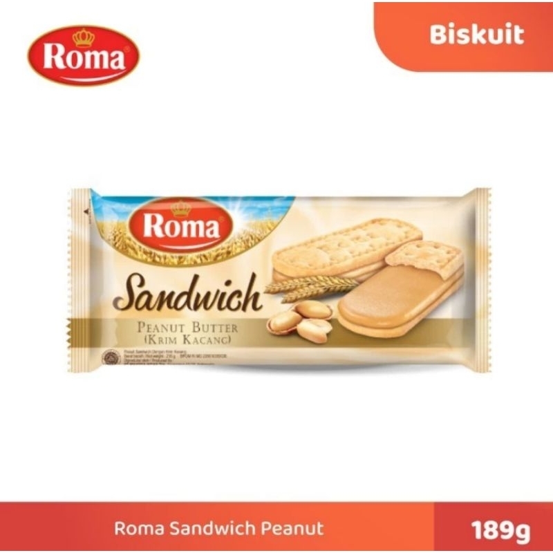 

Biskuit Roma Sandwichi Peanut 157gr