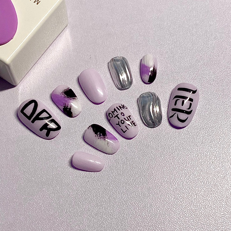 [BACA DESKRIPSI dan SLIDE FOTO] DPR LIVE HER Album Inspired Custom Press on Nails | Limerence Studio