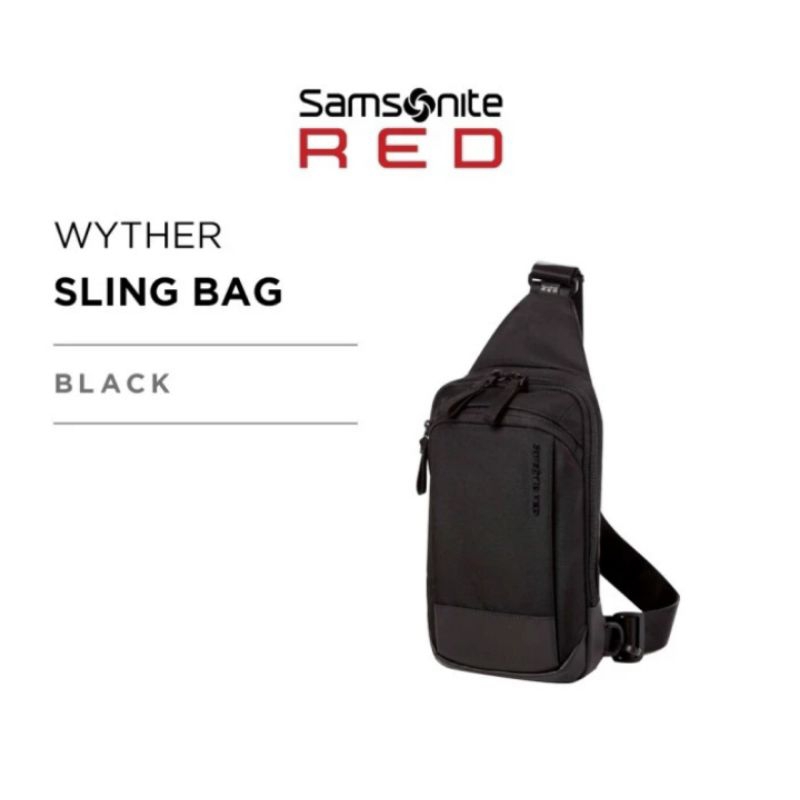 Tas Samsonite Wyther Sling Selempang Black
