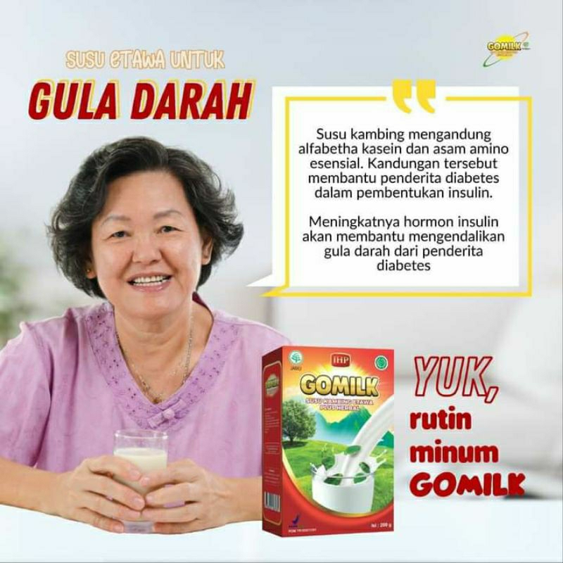 

GOMILK, SUSU KAMBING ETAWA 200GR