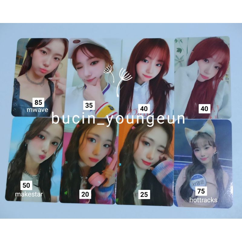 Photocard Youngeun Kep1er First Impact Doublast Lovestruck Official POB Bene