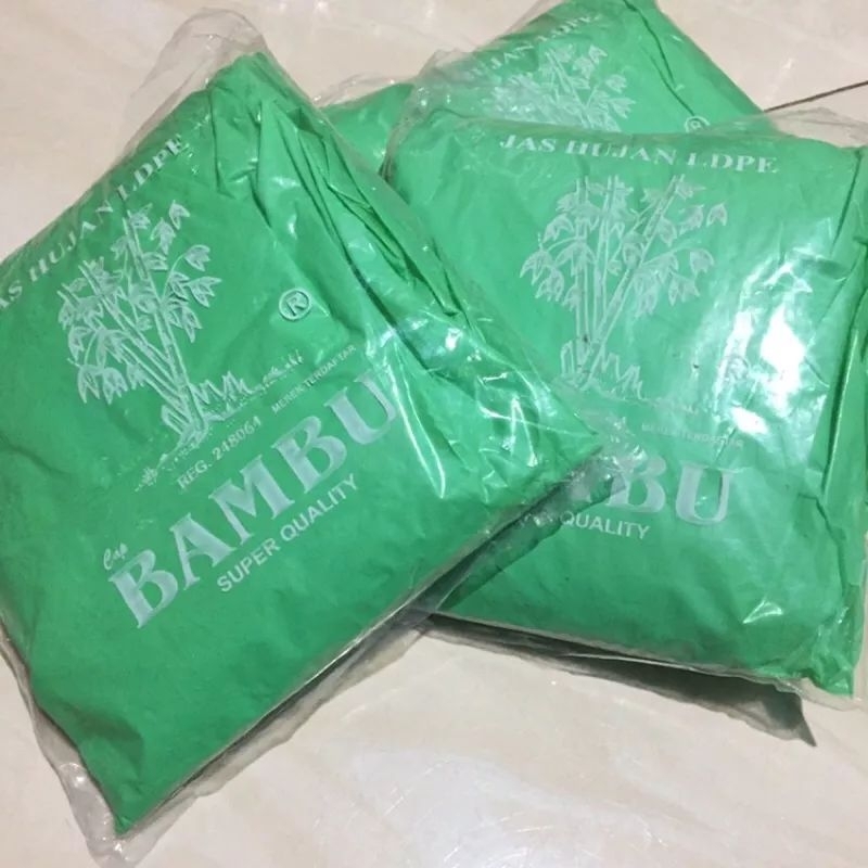Jas Hujan Merk Bambu