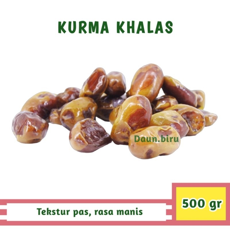 

Kurma Khalas Saad / Healthy Food / U E A Tamr / Berat 500 gr