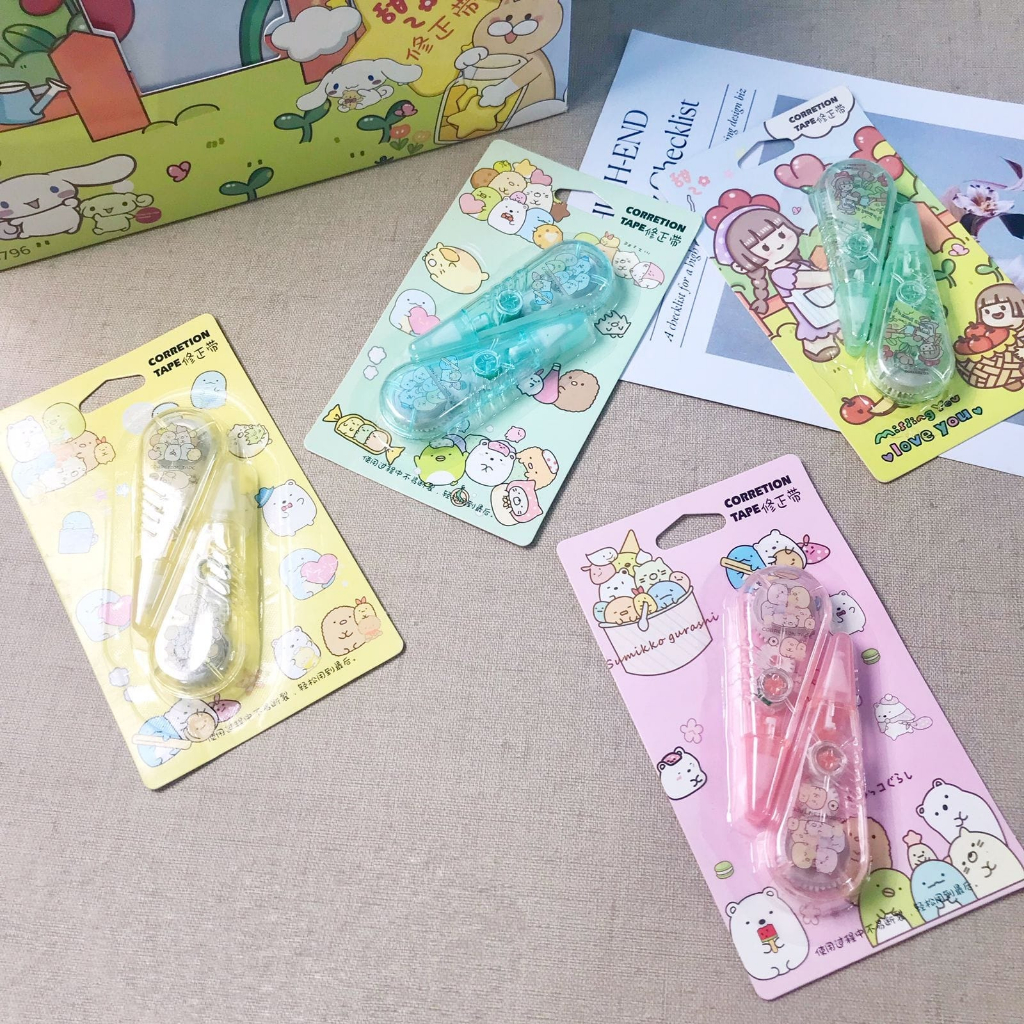 

2 IN 1 CORRECTION TAPE KARAKTER / CORRECTION TAPE MOTIF 2 IN 1