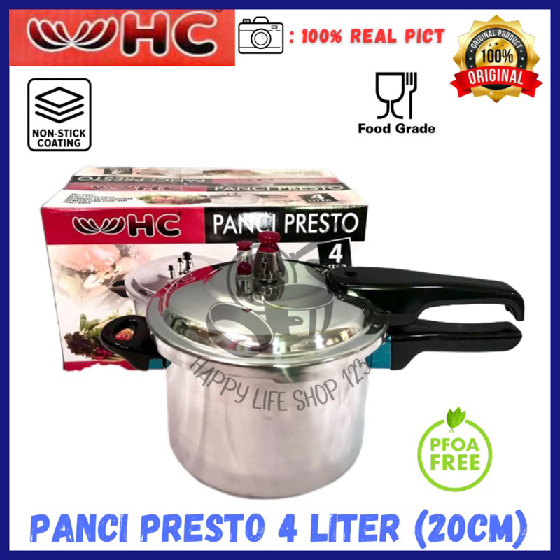 Presto 4 Liter HC/Panci Presto 4 Liter HC / Presto Aluminium HC 4 Liter