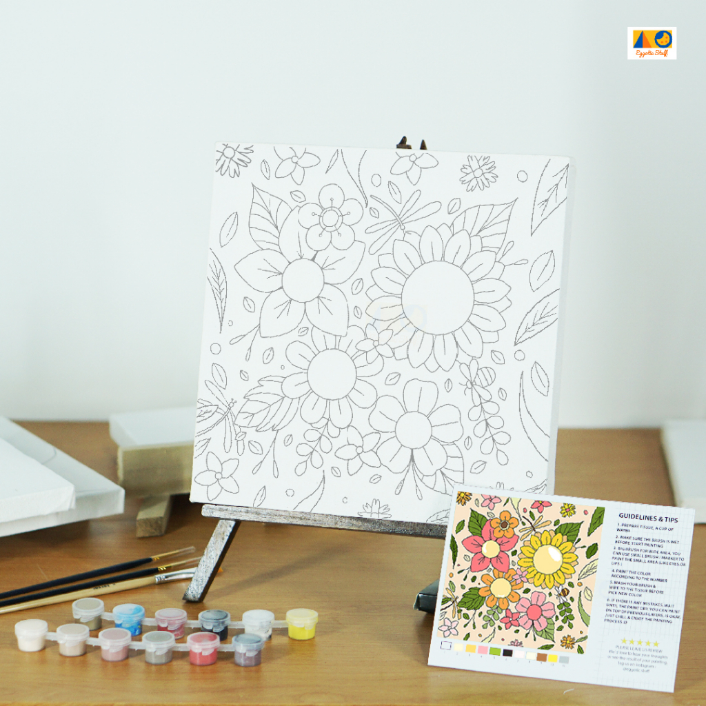 

PAINT BY NUMBER FLOWER SERIES | DIY PAINT BY NUMBER - BUNGA