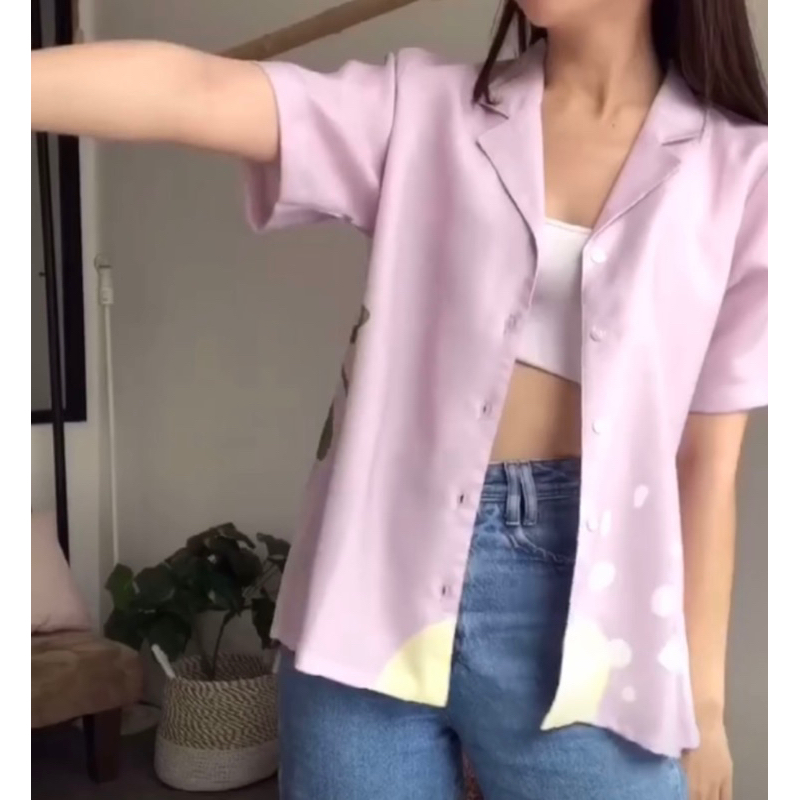 Oudre Mido Shirt in Lilac