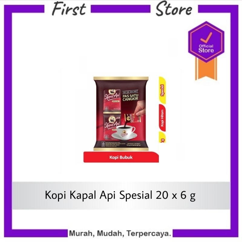 

Kopi Kapal Api Spesial 20 x 6 g