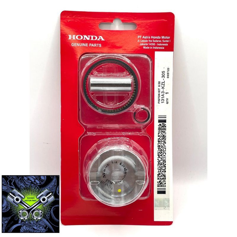 PISTON KIT SET BEAT FI,SCOOPY FI,SPACY FI ORI HGP KZL