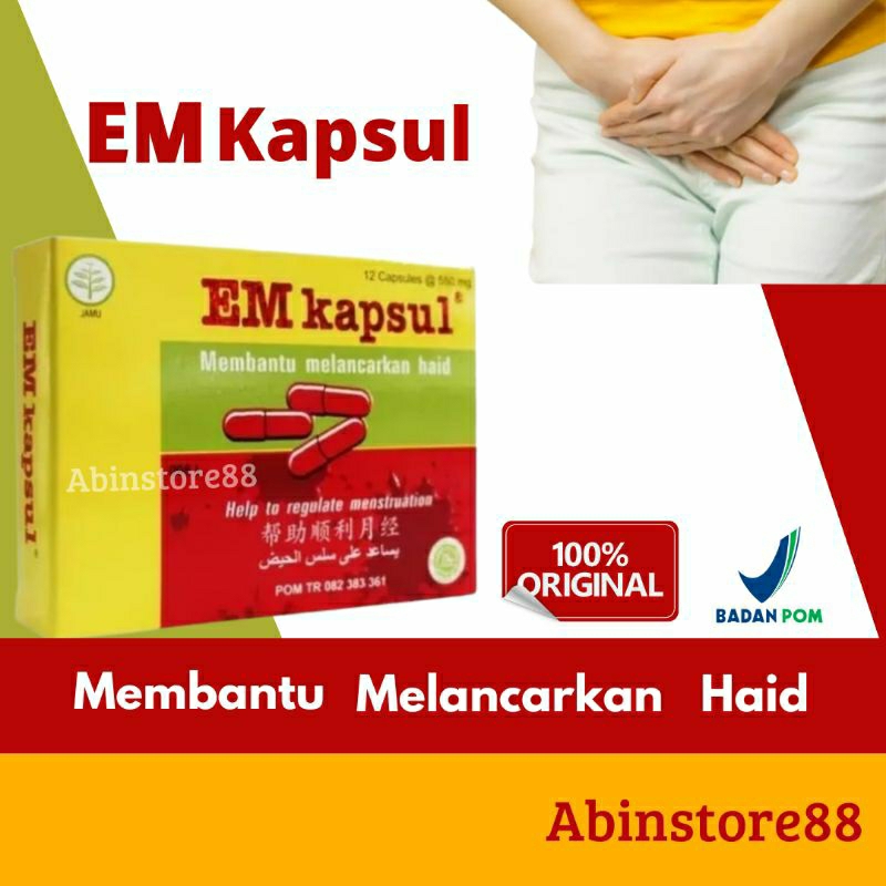 EM Kapsul melancarkan Haid
