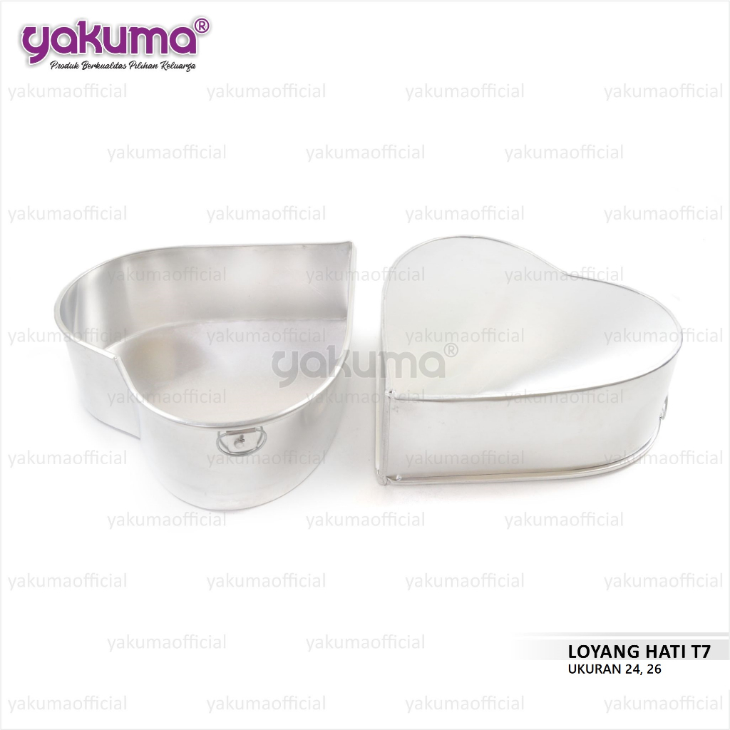 LOYANG BOLU HATI TINGGI 24 26 CM