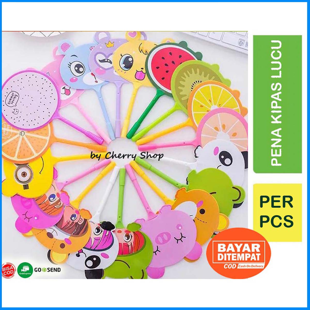 

STATIONARY - PENA KIPAS / PENA KIPAS ANIMAL & BUAH / PULPEN KIPAS BY CHERRY SHOP