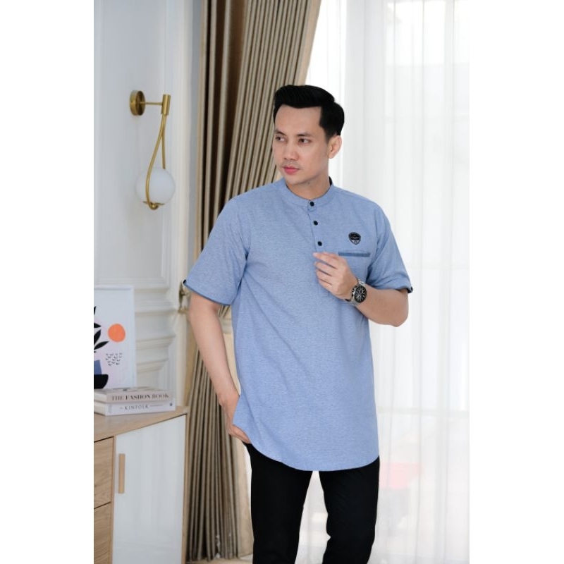 Ilnaaf Baju Kurta Dewasa Lengan Pendek