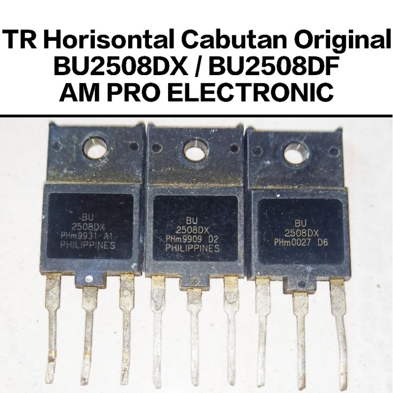 TR BU2508DX BU2508DF Transistor Cabutan Original Damper