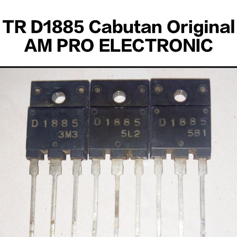 TR D1885 Persamaan D1941 D2103 D2498 Transistor Regulator Cabutan Original