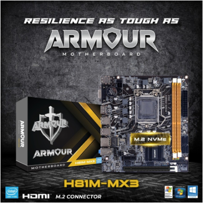 MOTHERBOARD ARMOUR H81M-MX3