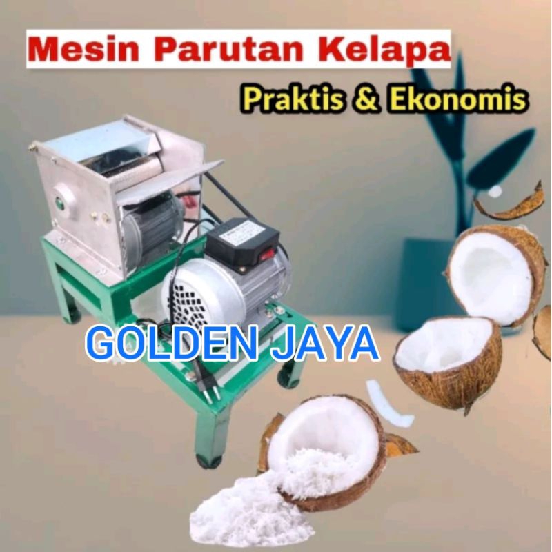 MESIN PARUTAN KELAPA SINGKONG KUNYIT JAHE SS 15 GJ
