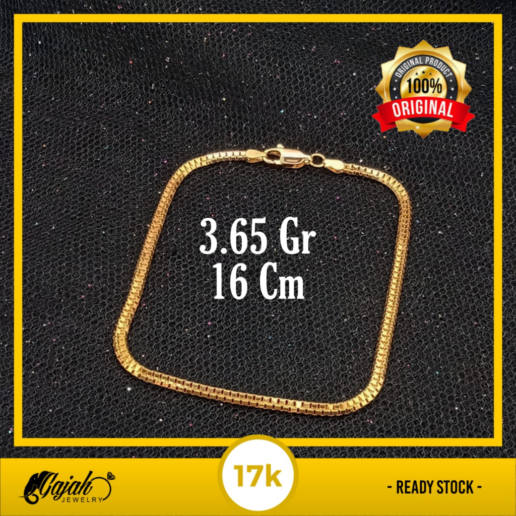 Gelang Emas 17K - 3.65 Gr Kadar 750 - 5455