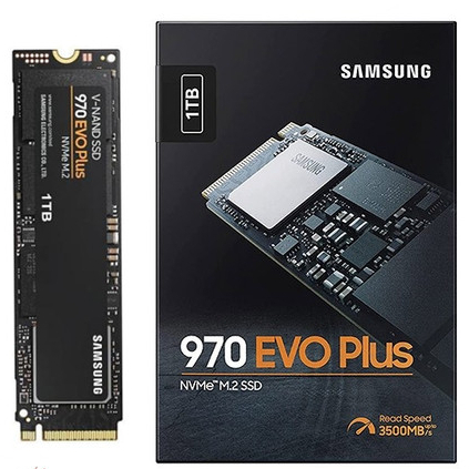 Samsung SSD 970 EVO Plus SSD 1TB M.2 NVMe PCIe - Garansi 5 Tahun