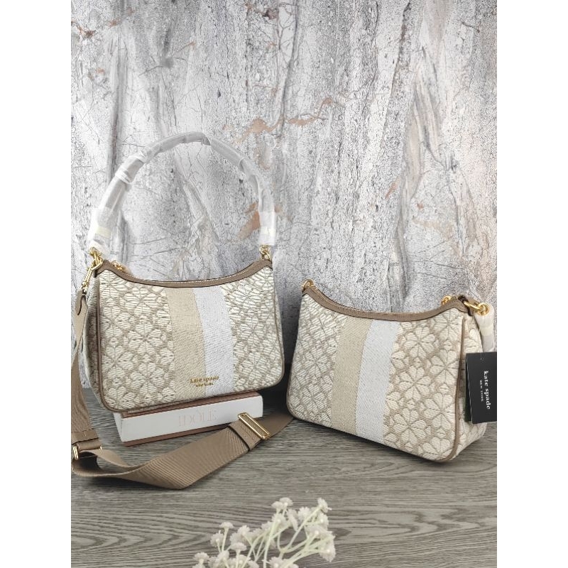 KS flower jacquard natural cream multi