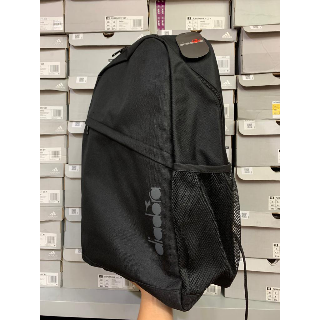 Tas Ransel Diadora Dante Backpack Black DIAXB221001B Unisex Original Bag