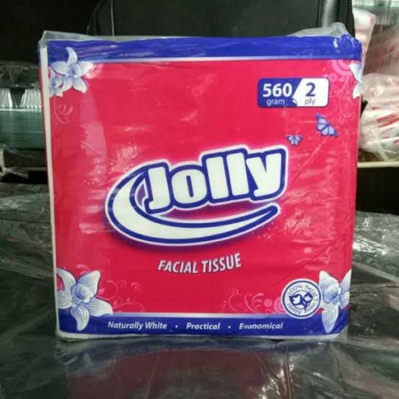 TISU JOLLY 560 GRAM 2PLY / TISU WAJAH JOLLY