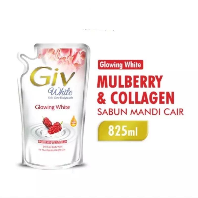 GIV BODYWASH GLOWING WHITE MULBERRY &amp; COLLAGEN 825ML