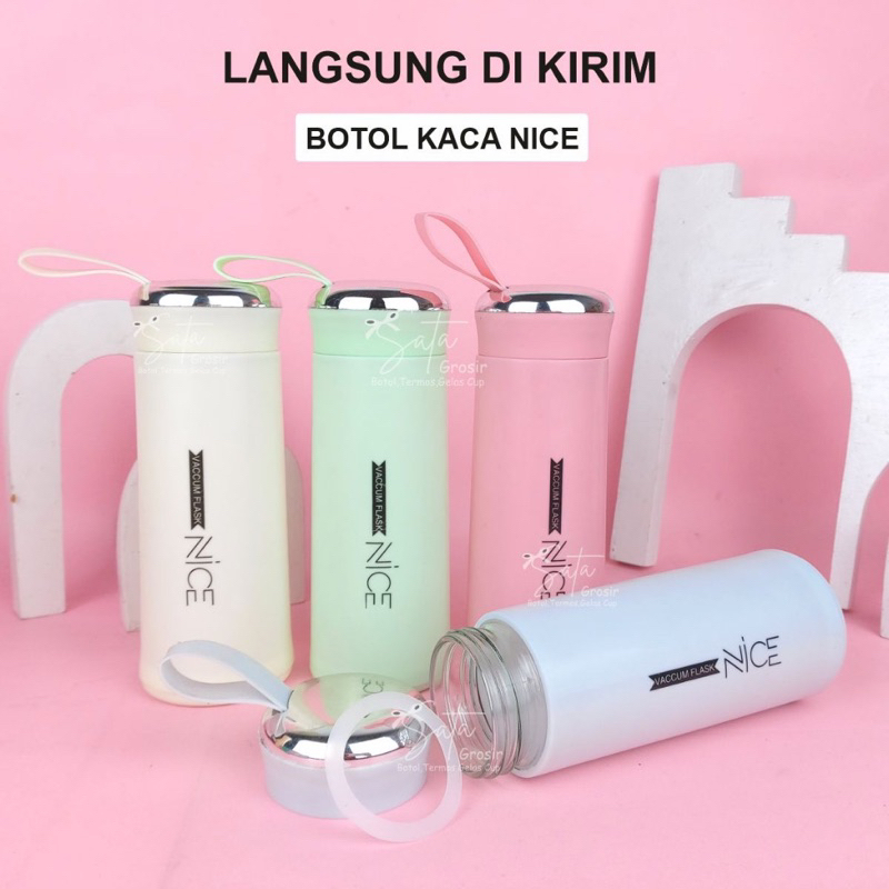 BOTOL KACA NICE / botol minum kaca souvenir pernikahan / souvenir botol / sovenir / souvenir pernika