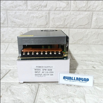 adaptor 12V 30A power supply 12V 30Amper taiwan quality smps dg kipas