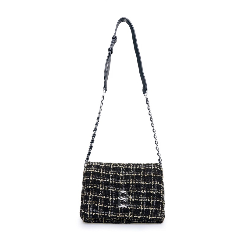 TWEED ZOEY BAG BUTTONSCARVES