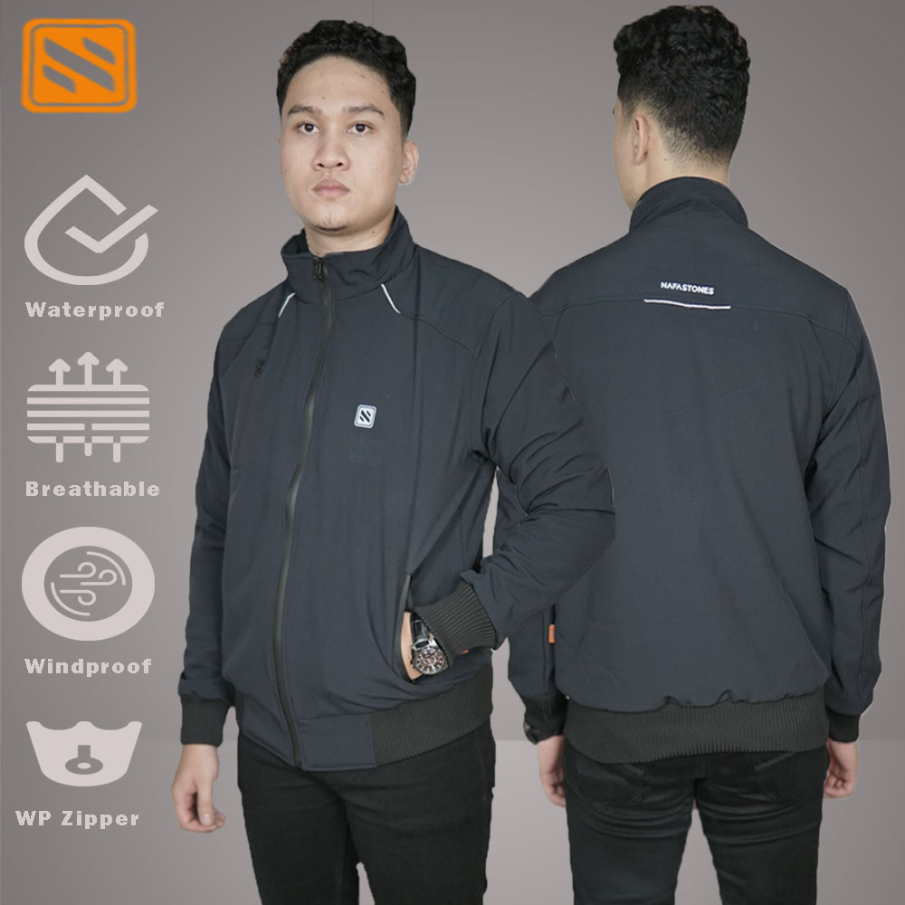 Jaket Motor Premium Waterproof Windproof Anti Air Dan Angin