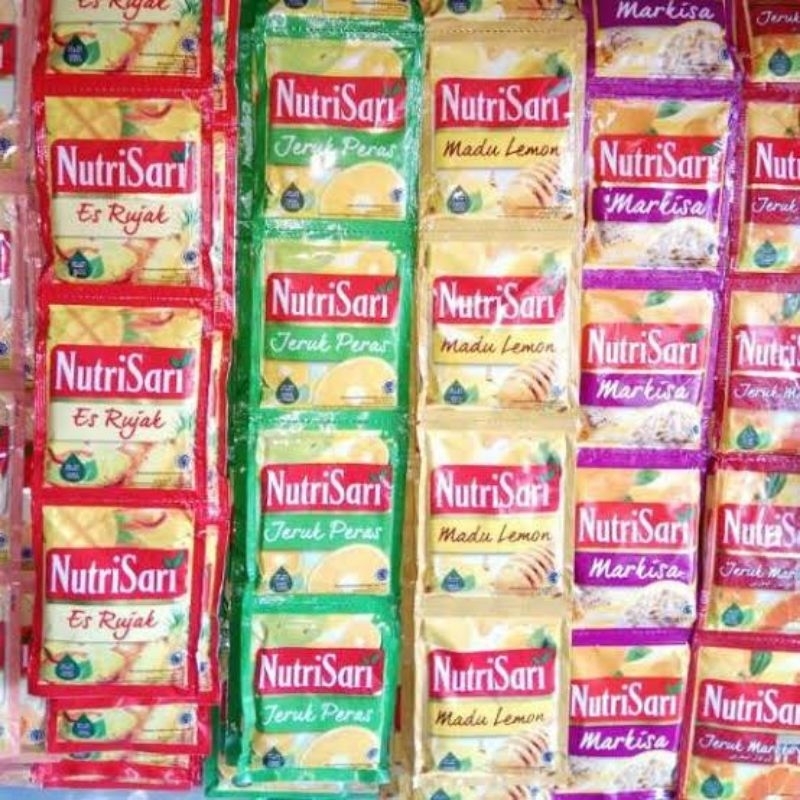 

NutriSari Minuman Bubuk Aneka Rasa Pack Isi 40 Pcs | Nutri Sari