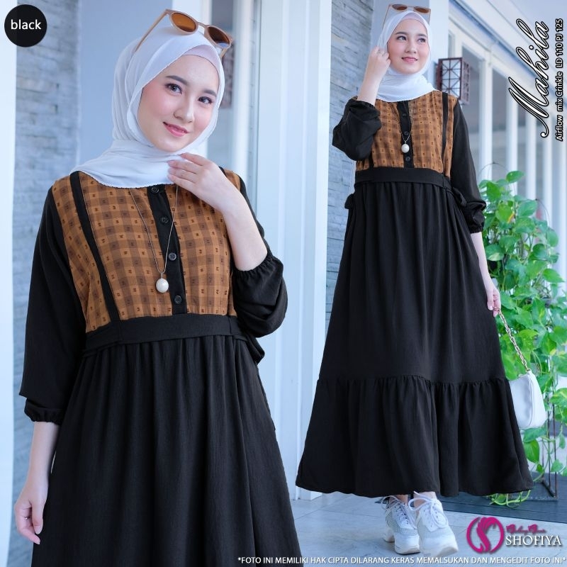 [READY] Mahila By Shofiya Dress Terbaru Busui LD 110