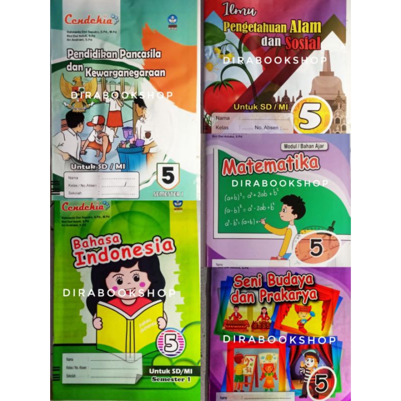LKS Pelajaran Kelas 5 CENDEKIA semester 1 tahun 2023