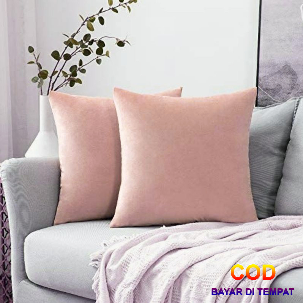 ✅COD Bantal Sofa 50x50 Aneka Warna Hiasan Dekorasi Kamar Ruang Tamu