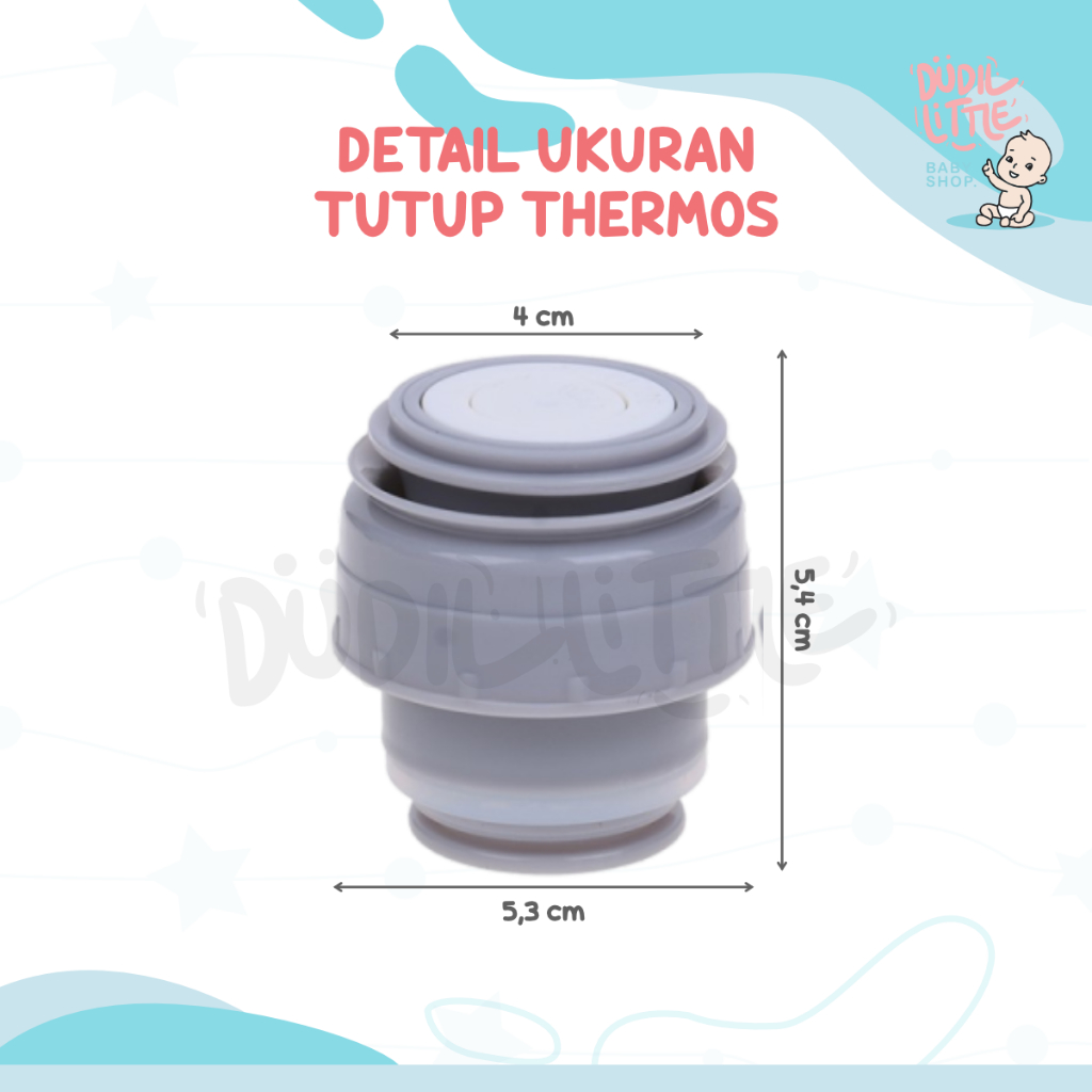 Vacuum Flask Tutup Termos Cover Portable 4,5 cm penutup Mug Outlet travel