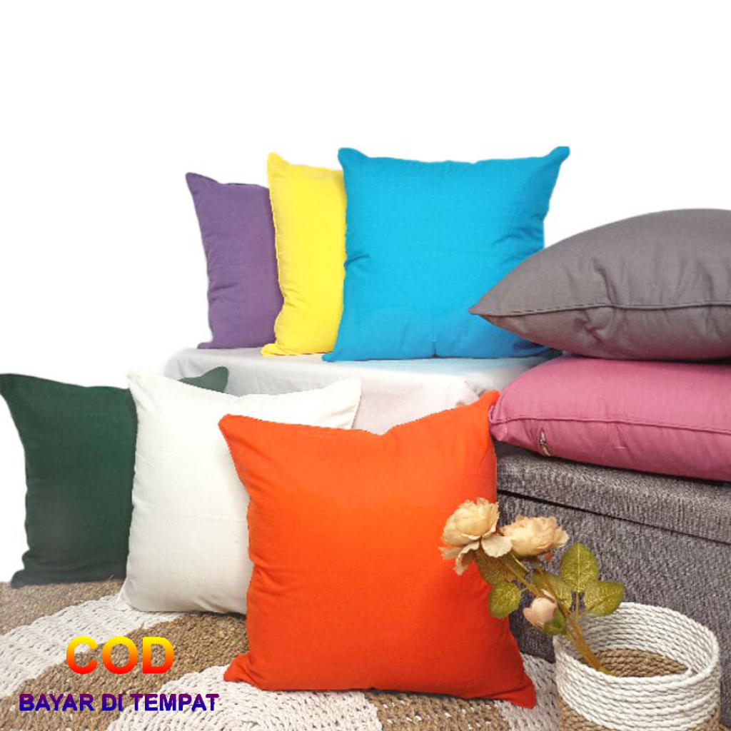 ✅COD Bantal Kursi Sofa Bed Sofabed 50x50 Minimalis Ruang Tamu Aneka Warna