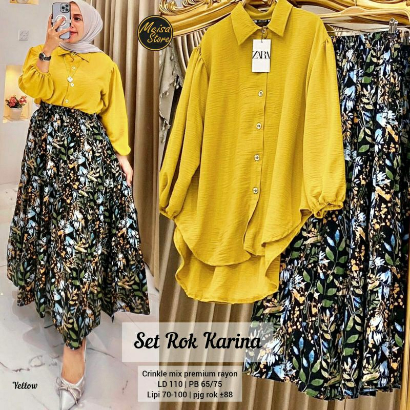 Baju setelan rhea set by w&amp;w